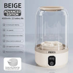 1.5L Wireless washing machine portable underwear cleaner Socks Washing Machine Dehydratable Laundry Bucket