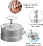 Burger Press Adjustable Thickness Non Stick Minced Steak Maker Aluminum Alloy Grill Tool BBQ Patty Mould Kitchen Cooking Gadget