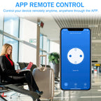 AU smart WiFi plug and socket, with energy monitor, voice control Alexa/ Google, remote control and timer 2.4GH 16A