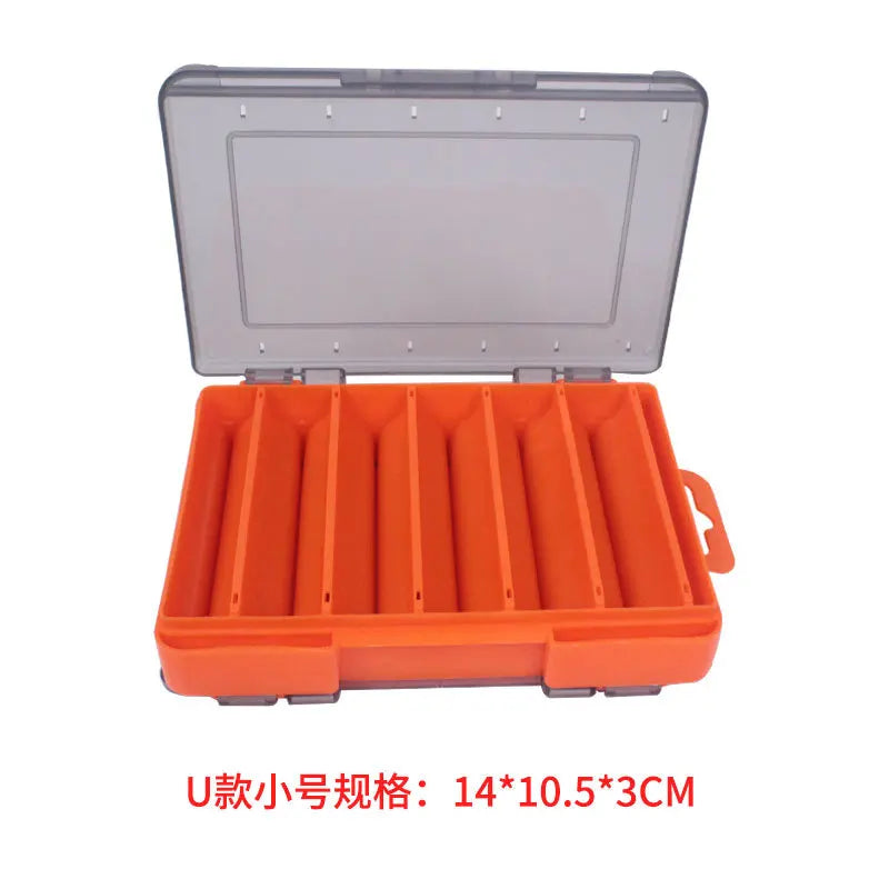 Luya Accessories Box U Size Wooden Shrimp Box Bait Box Storage Box VIB Minobo Climb Transparent