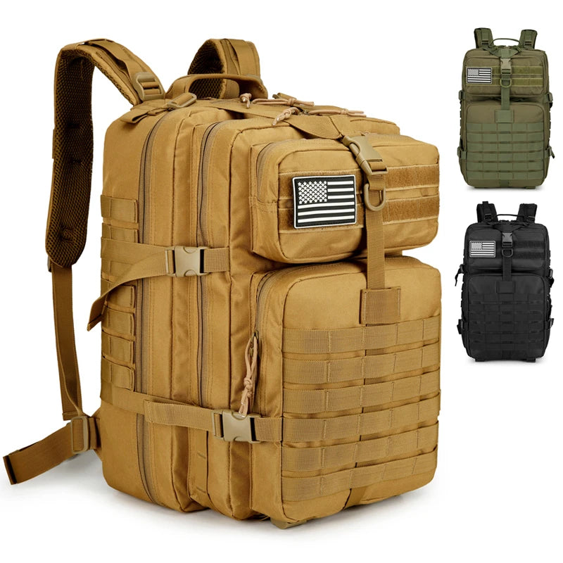 Hiking Backpack-Adjustable Shoulder Straps, Zipper Closure, Travel and Sports Backpack for Camping,Hiking,Cycling,Outdoor Sports