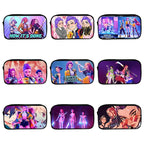 Large Capacity Demon Hunter Pencil Case Cartoon Stationery Organizer Pouch Back to School Pen Bag Makeup Bag Supplies