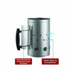 Charcoal Coal Lighter Starter Bucket Ignition Charcoal Stove Barbecue Quick Starter Chimney BBQ Carbon Barrels Grill Bruner