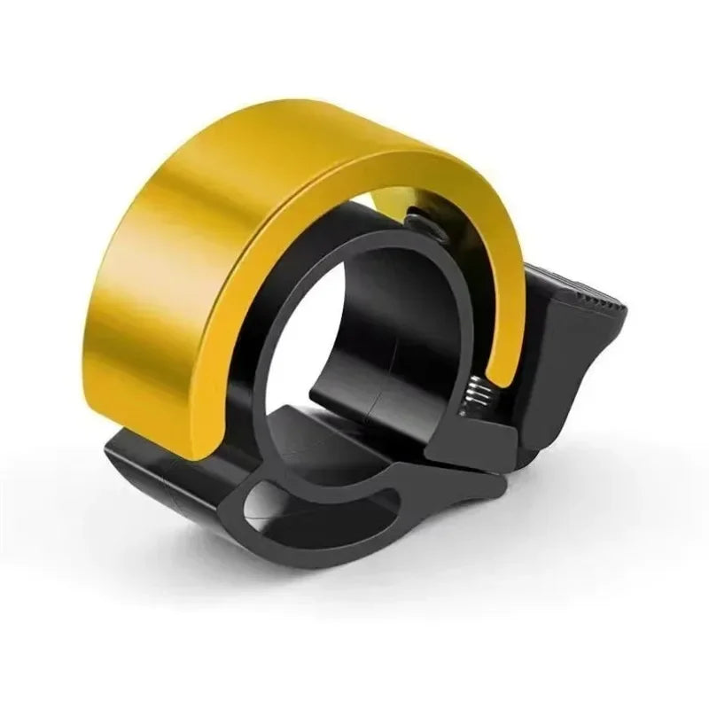 Red Aluminum Double Bicycle Bell - Loud Clear Sound for 22/31.8mm Handlebars MTB & City Bike Safety Accessory