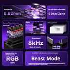 AULA WiN60/68 HE PRO MAX Mechanical Keyboard Magnetic Switch RT Gaming Esport Valorant Custom Wired 1600 RGB 0.01mm 8kHz 0.02mm