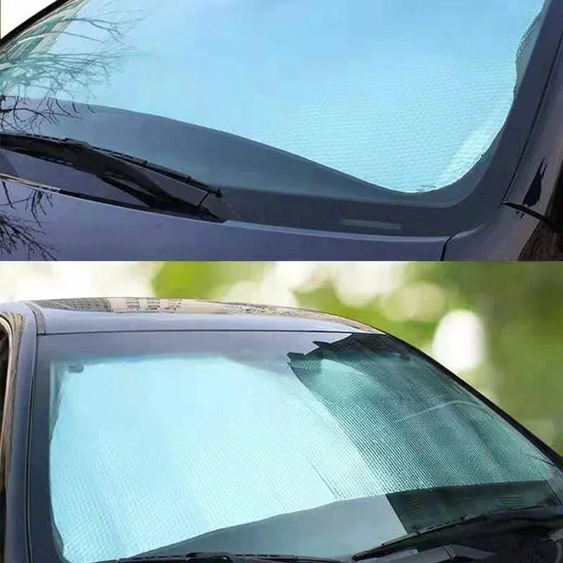 Car Front Window Sunshade UV Protection Shade Sun Protector Windshield Visor Cover Auto Curtain Sunshade Accessories