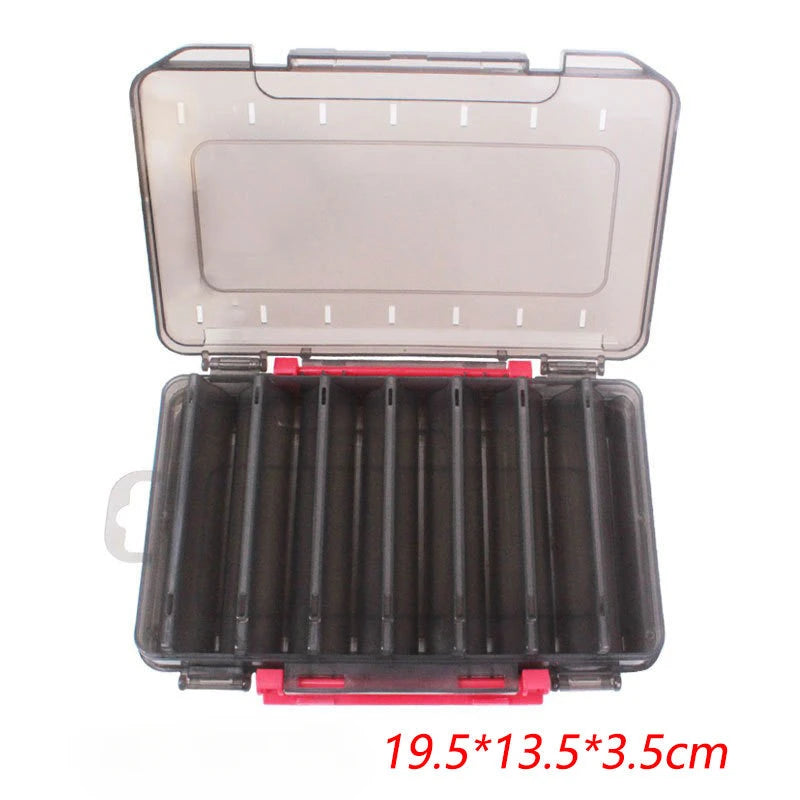 Luya Accessories Box U Size Wooden Shrimp Box Bait Box Storage Box VIB Minobo Climb Transparent