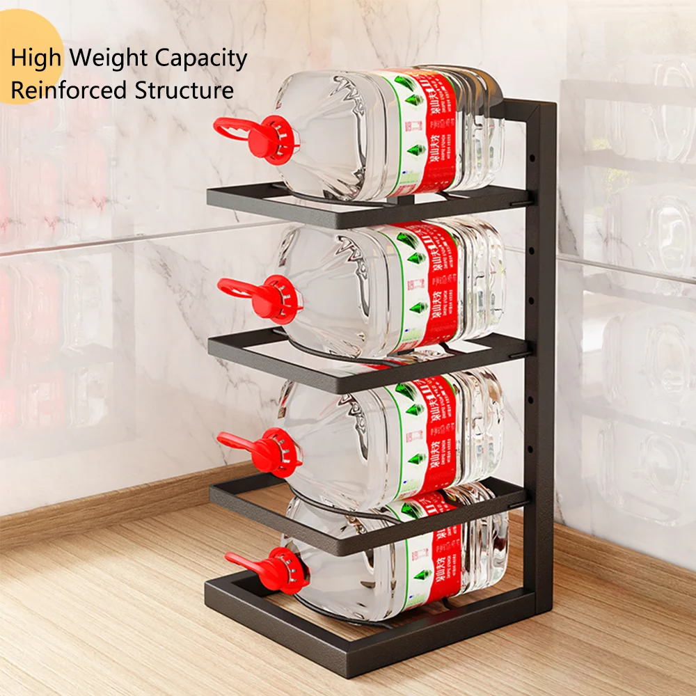 Pot Rack Put Pot With Special Storage Kitchen Stainless Steel Shelf Sink Multi-layer Household Cabinet Inside The Stratification