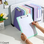A4 Multi-functional File Folder Desktop Test Paper Organizer Office Document Board Folder Storage Box Writing Board, Office