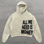 New Letter Graphic Print Hoodie Y2K Sweatshirt Mens Womens Oversized Hoodie Harajuku Hip Hop Gothic Pullover Hoodie Clothes