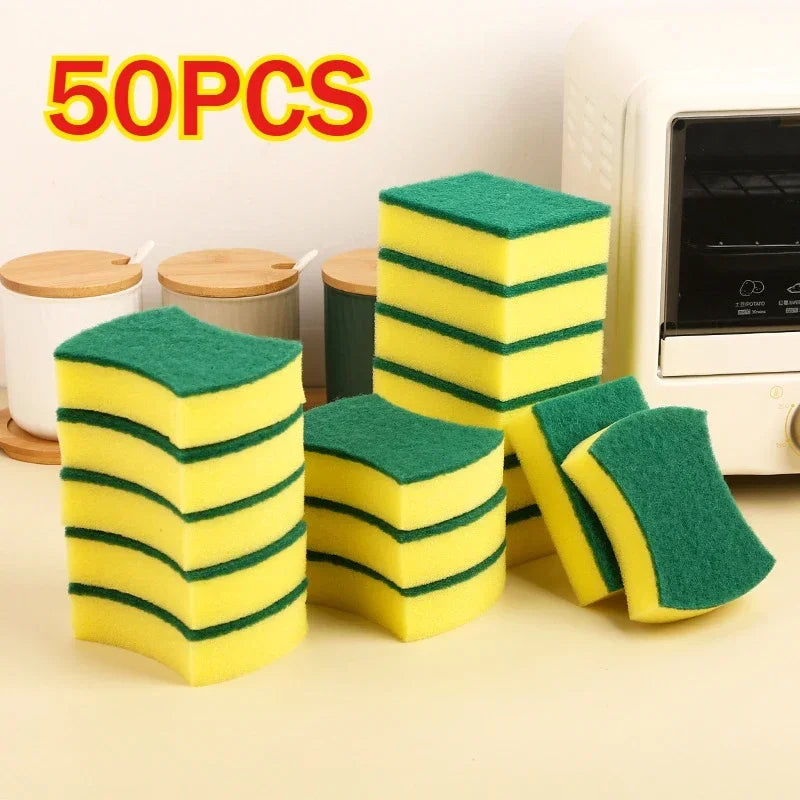 Dish Washing Sponge Dust Cleaning Sponge Scrubber for Kitchen Magic Cleaning Majoc Eraser Sponge Kitchen Scourer Supplies