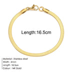 Gold Color Bracelet Stainless Steel Twist Cuban Chain Bracelet for Women Chain Bracelet Jewelry Gifts Wholesale Dropshipping