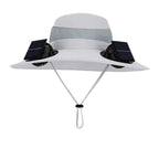 Double Fan Sun Hat For Men Summer Outdoor  Fishing Sun Protection Visor Fisherman Hat 12CM Wide Brim Breathable Bucket Hat Male
