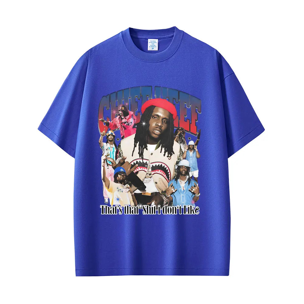 Rapper Chief Keef That's That Shit I Don't Like Graphic T-shirts Men Women Hip Hop Vintage T Shirts Male Casual Cotton Tee Shirt