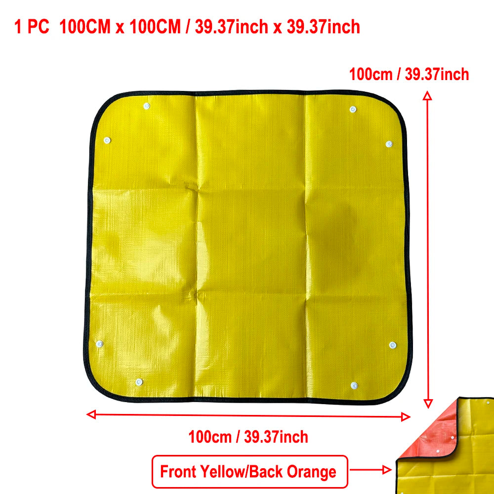 1Pc New Home Gardening Supplies Planting Mat Potting Pad Foldable Garden Plant Flower Pot Reusable Transplanting Waterproof Mats