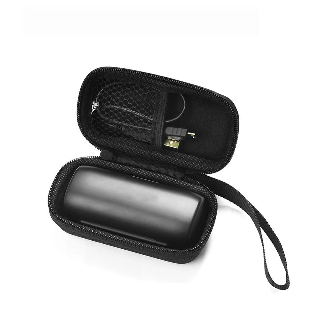 Hot Portable Earphone Case Bag Headset Earbuds Hard Box Storage for Memory Card USB Cable Organizer Mini Headphone Bag EVA Black