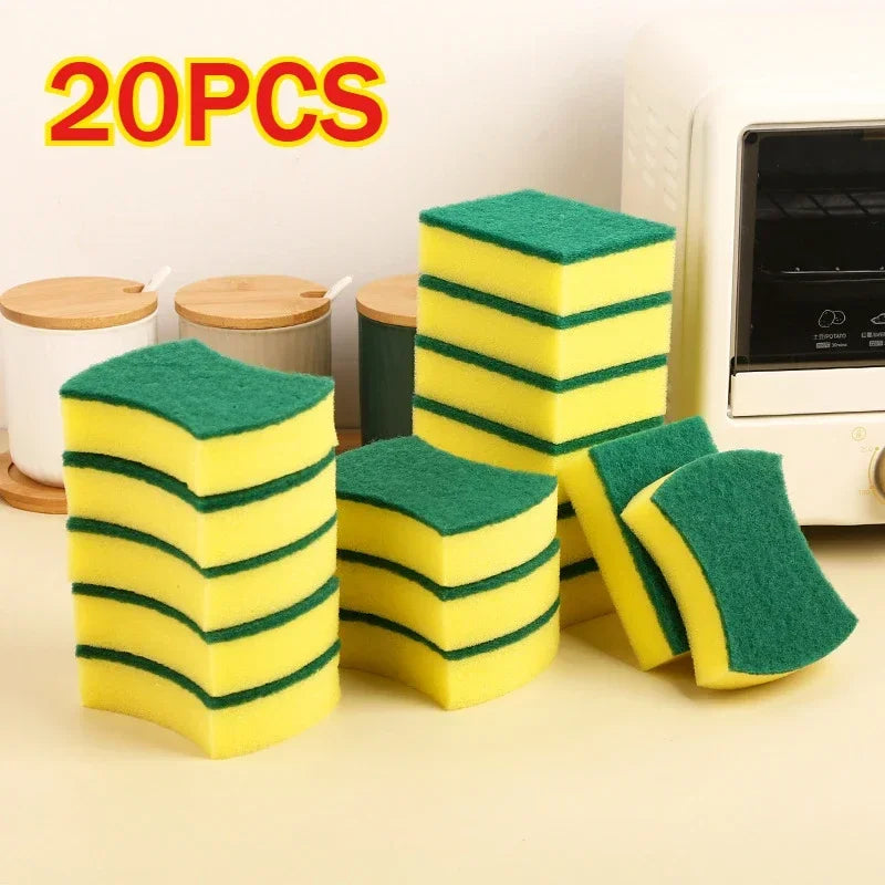 Dish Washing Sponge Dust Cleaning Sponge Scrubber for Kitchen Magic Cleaning Majoc Eraser Sponge Kitchen Scourer Supplies