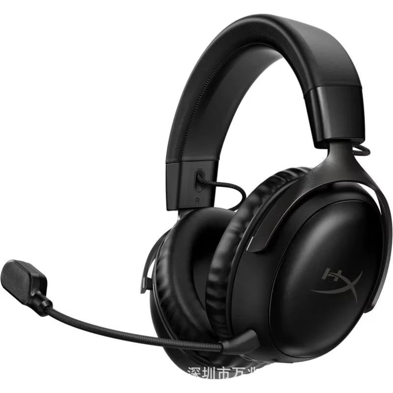 New ,HyperX Cloud III 3 Gaming Headset DTS Spatial Audio Signature Memory Foam Premium Leatherette 3.5mm USB Noise-Cancelling