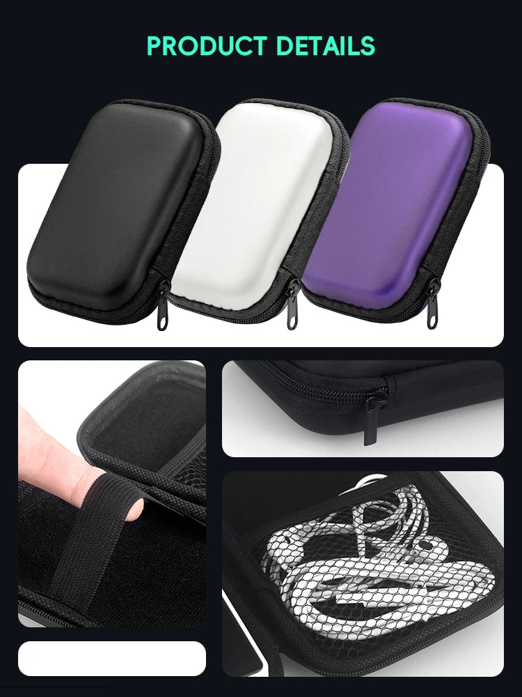 Case for Anbernic RG35XX Plus Miyoo Mini Plus R36S R35S Cases EVA Cover Protable Bag Gaming Accessories