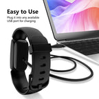 100cm USB Charger For Fitbit inspire/inspire 2/inspire 3 Charging Cable Cord Clip Dock For Fitbit inspire HR/ACE 2/ACE 3 Charger