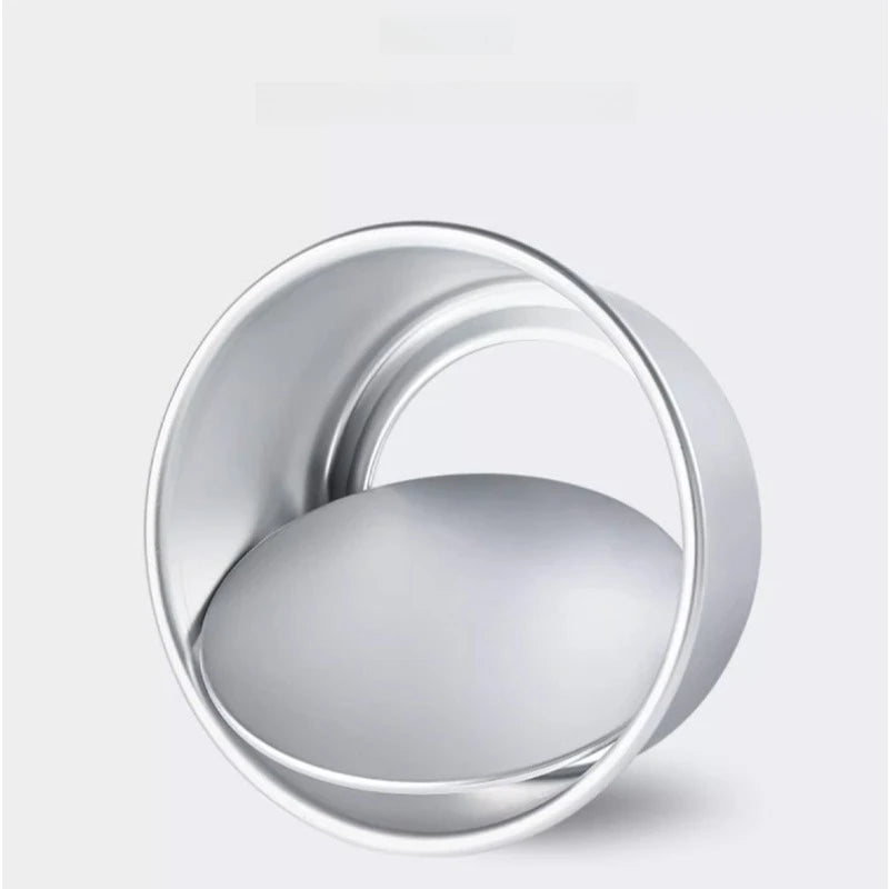 4/6/7/8 Inch Round Cake Pan Set With Removable Bottom Aluminum Alloy Chiffon Cake Mold Mould Set Round Cakes Tin Bakeware Tool