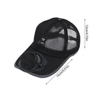 Breathable Sunhat with Solar Fan Outdoor Sun Protection Hat USB Rechargeable Fan Baseball Caps Summer Sunscreen Sunshade Hats