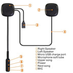 VR Robot Waterproof Bluetooth Helmet Headset Motorcycle Wireless Handsfree Headphones Motor Bike Stereo Music Earphones Speaker
