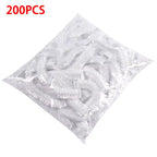 50/100/200PCS Colorful Disposable Food Cover Food Grade Fruit Fresh-keeping Plastic Bag Transparent Plastic Bag Color Cling Film