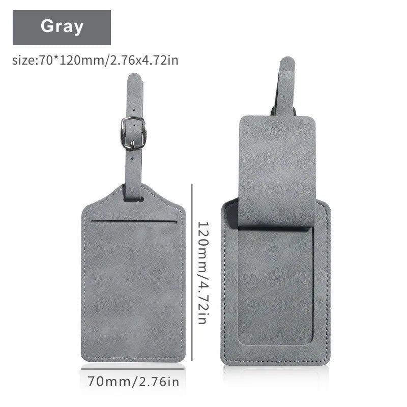 Anti-theft RFID Protection PU Leather Passport Holder Multifunctional Document Travel Wallet with Luggage Tag and Boarding Pass