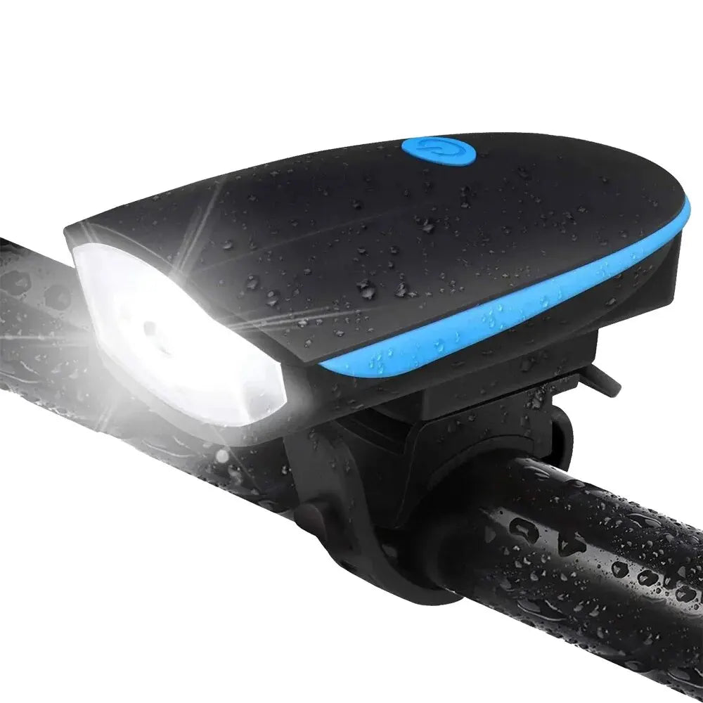 Waterproof 3 Modes Bicycle Headlight USB Rechargeable Mountain Bike LED Flashlight Safety Night Riding Bike Accessories