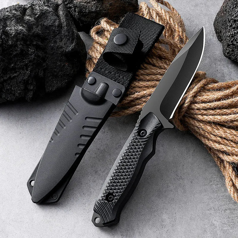 1PC 8 inch, multi-purpose knife, non-slip handle, outdoor kitchen, family camping, barbecue, hiking and other activities knife