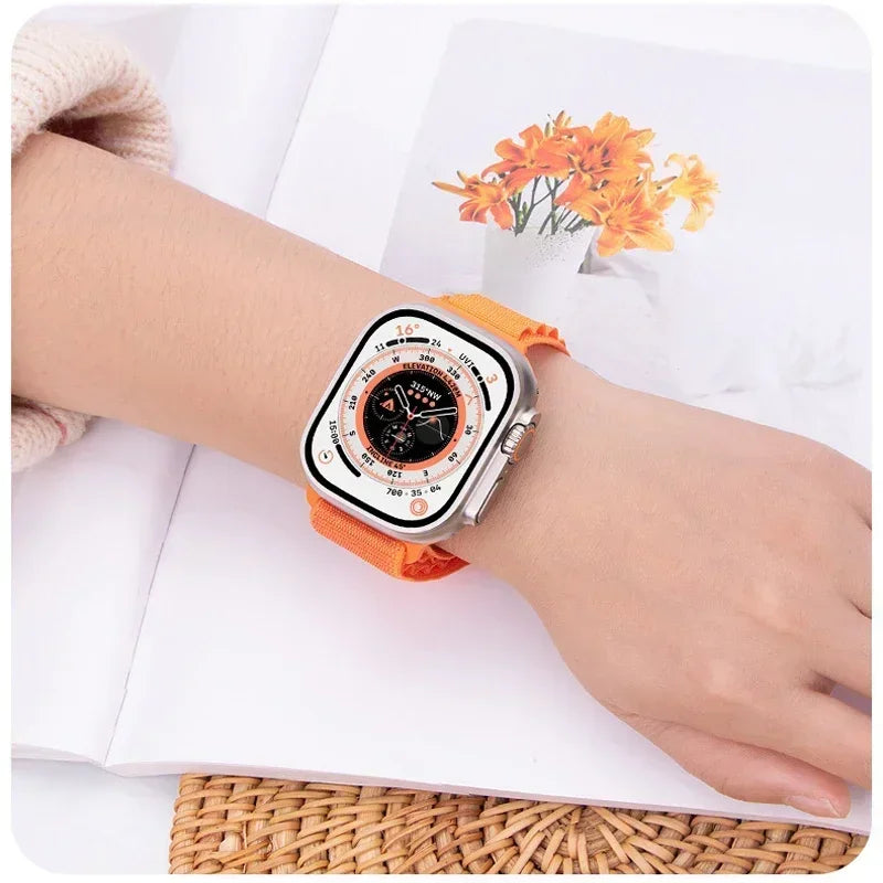 Alpine Loop for apple watch band ultra 2 49mm Series 10 46mm 42mm 40-44mm 45mm 41mm G-hook sport strap iwatch 10 9 8 7 6 SE 5 4