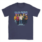 Casual T Shirt Beach Saja Boys Kpop Demon Hunters Anime Style Hippie T Shirts Cotton Tee Shirt for Men Retro Short Sleeve Tees
