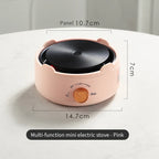 BINCOO Electric Mini Coffee Heater Base Milk Tea Mocha Heating Stove Plate Multifunctional Cooking Pot Oven Furnace Cooker 220V