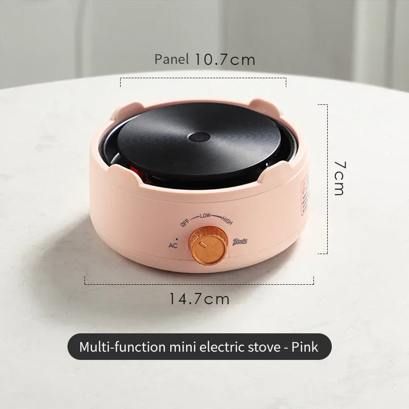 BINCOO Electric Mini Coffee Heater Base Milk Tea Mocha Heating Stove Plate Multifunctional Cooking Pot Oven Furnace Cooker 220V