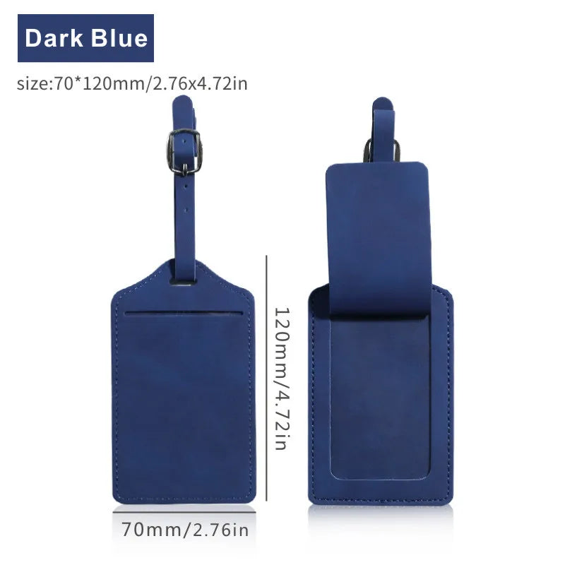 Anti-theft RFID Protection PU Leather Passport Holder Multifunctional Document Travel Wallet with Luggage Tag and Boarding Pass