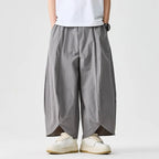 2025 Summer Wide Leg Pants Men sales Casual Pants Japanese Styles Samurai Costume Harun Pants Men Lantern Trousers Sweatpants