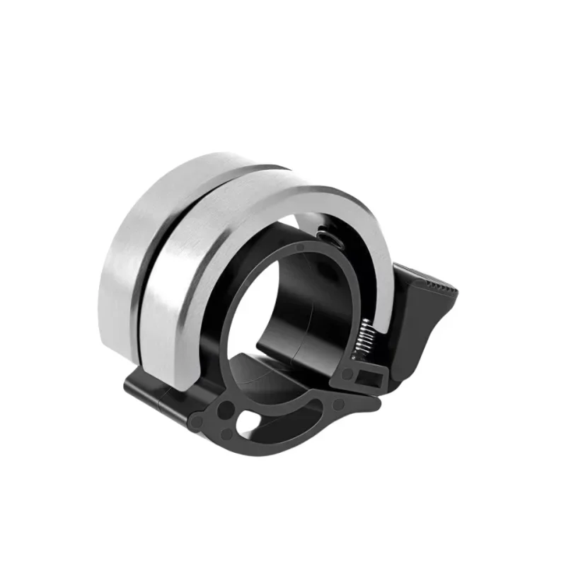 Red Aluminum Double Bicycle Bell - Loud Clear Sound for 22/31.8mm Handlebars MTB & City Bike Safety Accessory