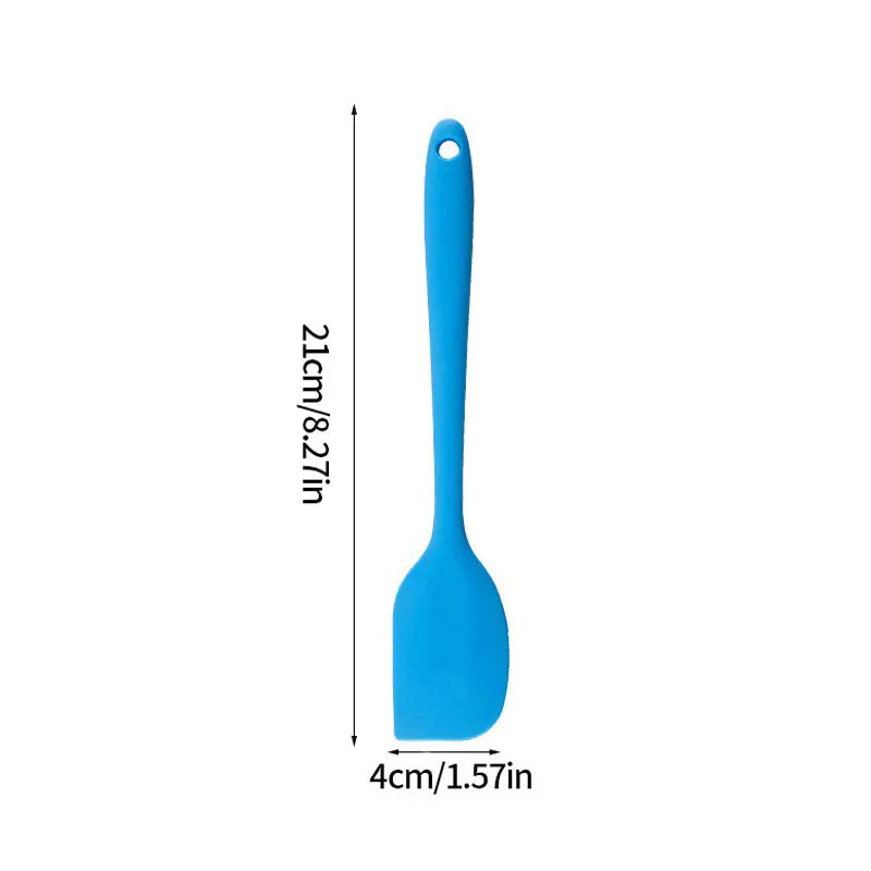 Leeseph 8 inch Silicone Spatula - 1 Small Heat Resistant Non-Stick Cooking Utensils (Multicolor)