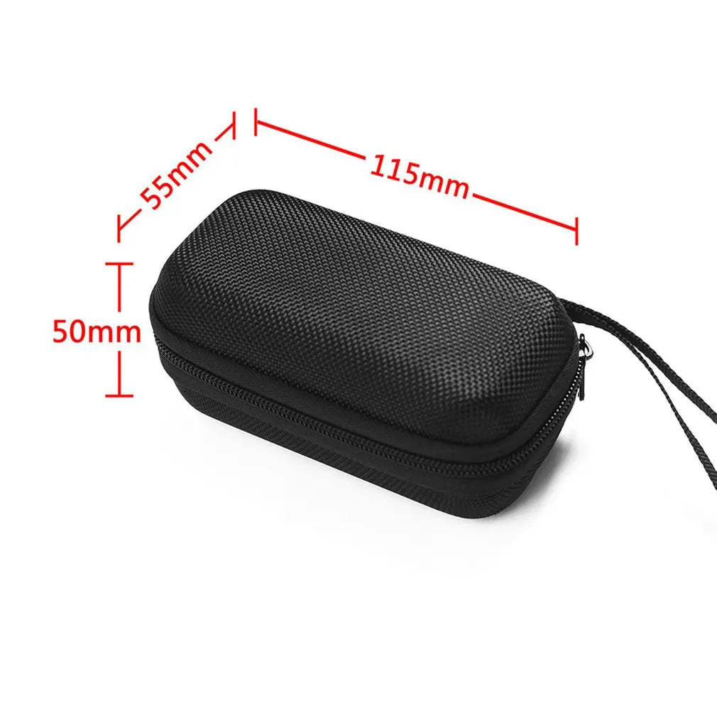 Hot Portable Earphone Case Bag Headset Earbuds Hard Box Storage for Memory Card USB Cable Organizer Mini Headphone Bag EVA Black