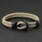 Fashion Rope Bracelet Men Double Layer Outdoor Camping Braclet Homme Accessories Survival Paracord Braslet Gift For Him