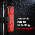 X-TIGER Bicycle Rear Light Waterproof MTB Bicycle Light USB Charge LED Bicycle Taillight Flash Tail Safety Bike Warning Light