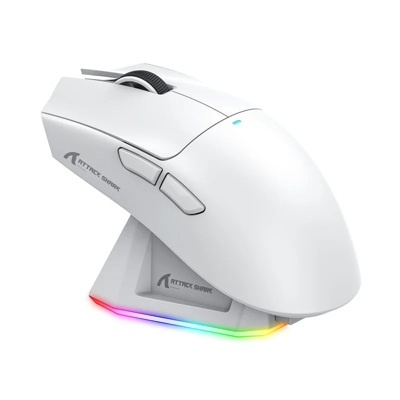 Attack Shark X11 mouse lightweight PAW3311 E-sports game the third mock examination wireless Bluetooth mouse charging RGB bottom