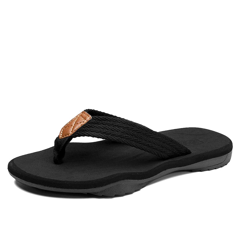 Summer Men Beach Flip Flops Anti-skid Tong Slippers Casual Flat Lightweight Outdoor Chanclas Hombre Chinelo Masculino Klapki