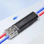 2 Pin Way Plug Wire Cable Snap Connectors Waterproof Electric Wire Double-Wire Plug-In Connector Locking Buckles Cable Clamps