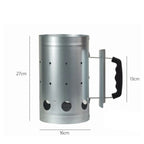 Charcoal Coal Lighter Starter Bucket Ignition Charcoal Stove Barbecue Quick Starter Chimney BBQ Carbon Barrels Grill Bruner