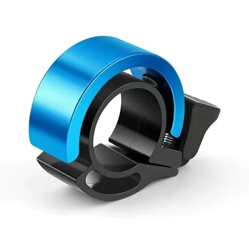 Red Aluminum Double Bicycle Bell - Loud Clear Sound for 22/31.8mm Handlebars MTB & City Bike Safety Accessory