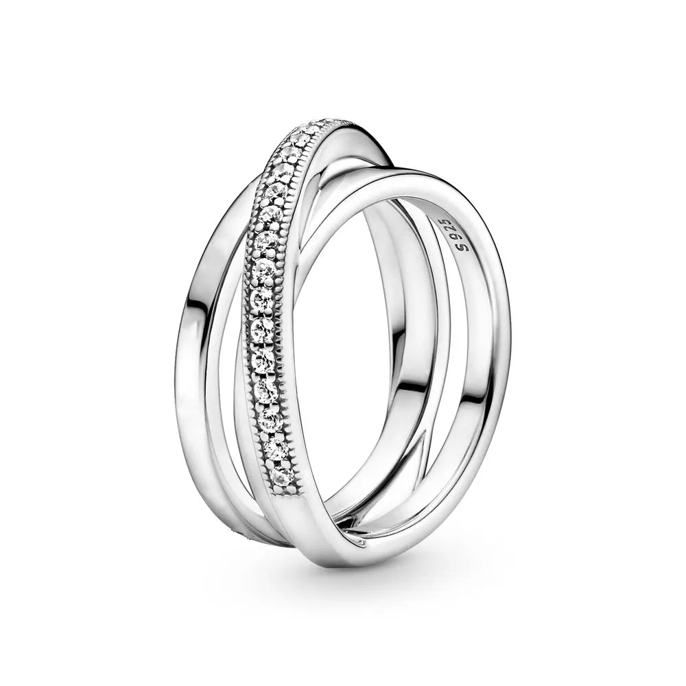 Hot Selling Original Rings Red Pink Heart Zircon Ring Size 6 7 8 9 Wedding Fashion High Jewelry Gifts for Women