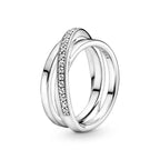 Hot Selling Original Rings Red Pink Heart Zircon Ring Size 6 7 8 9 Wedding Fashion High Jewelry Gifts for Women