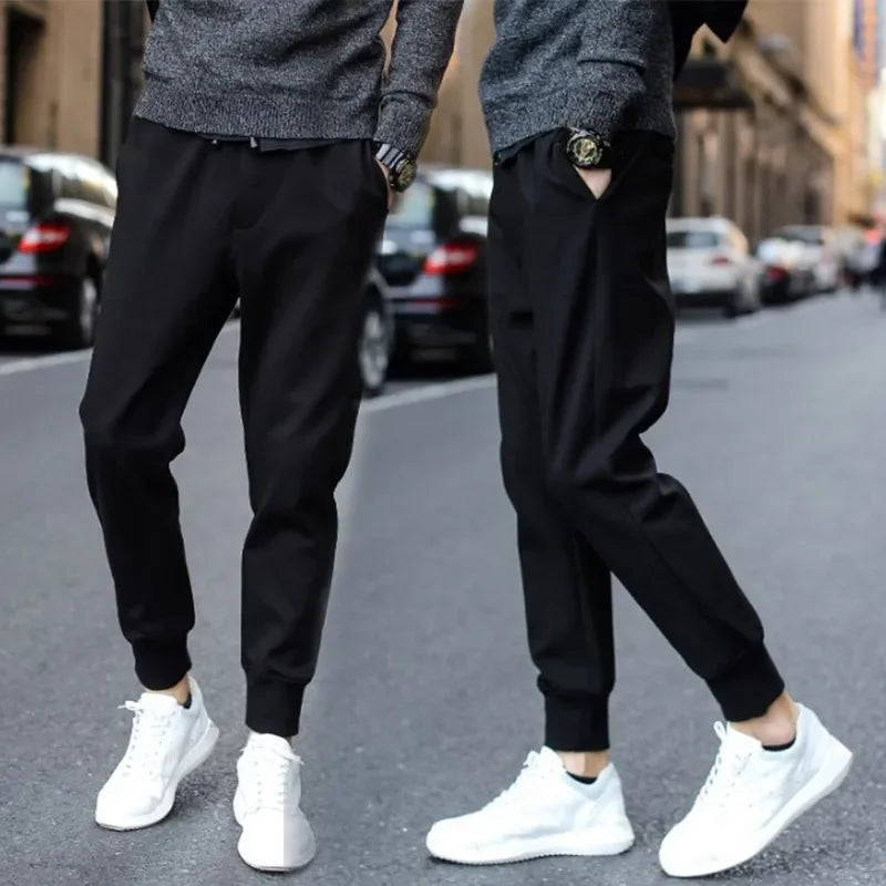 Casual Vintage Oversize Men's Pants Loose Fit American Style Sweatpants Plus Sizes For Spring Summer Season